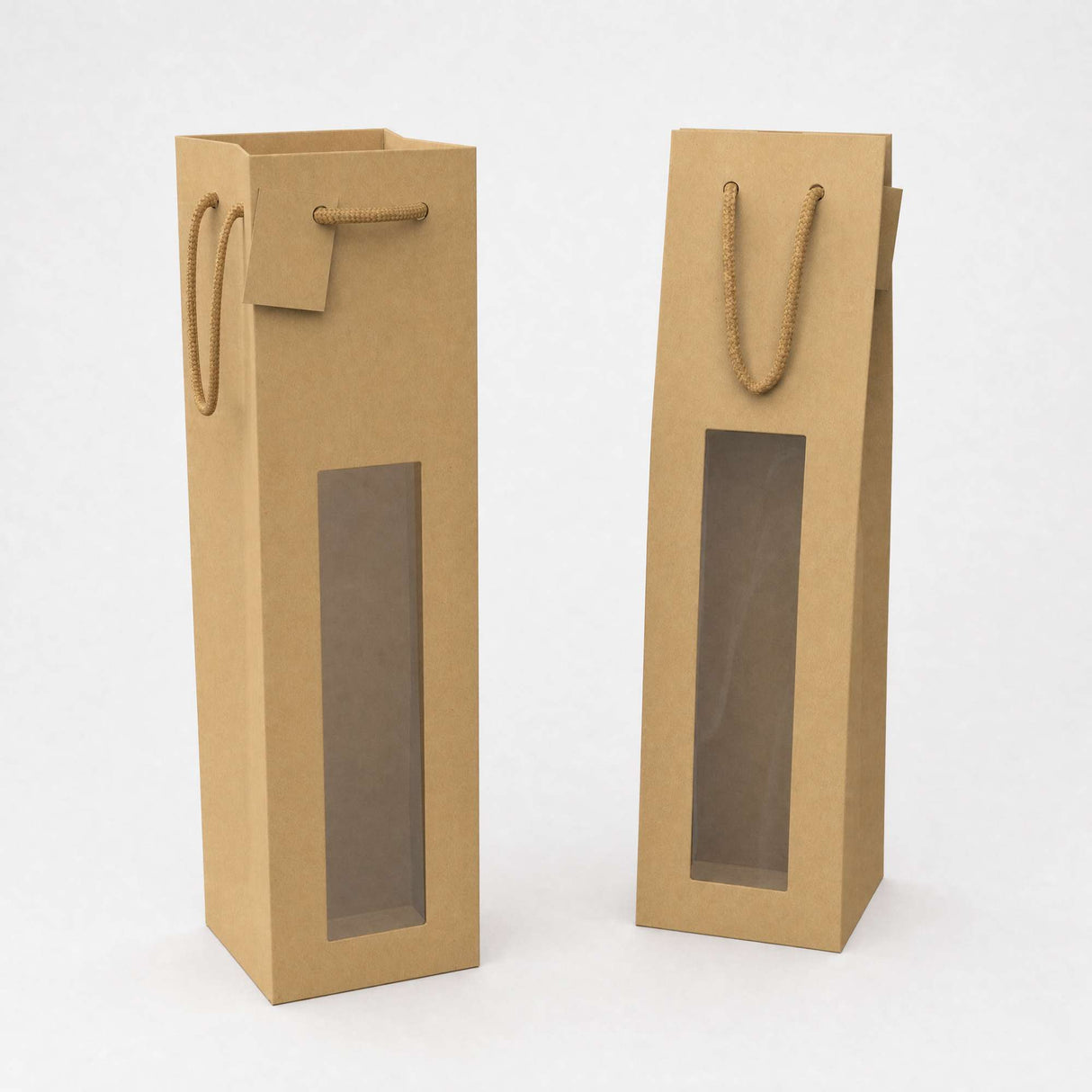 Weintasche aus Kraftpapier für Weinflaschen (75 cl.)