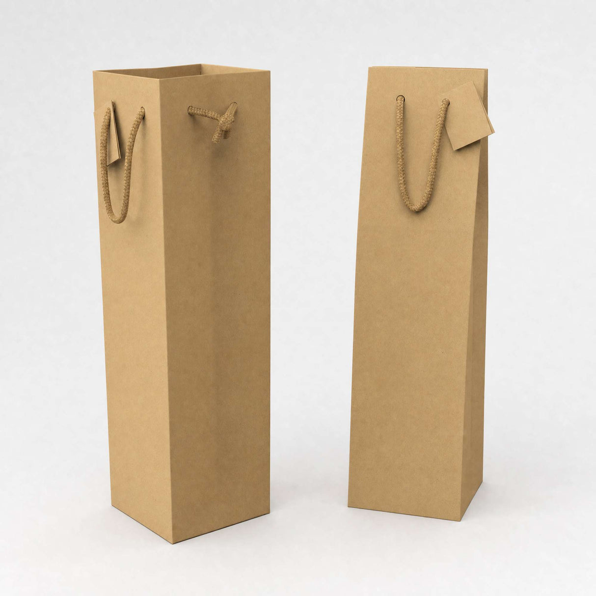 Weintasche aus Kraftpapier für Weinflaschen (75 cl.)