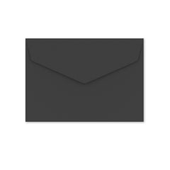 V-Flap Peel and Seal Envelopes Black 114 x 162 mm (C6)