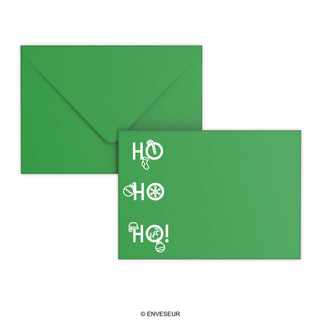 Weihnachtsbriefumschlag HO HO HO