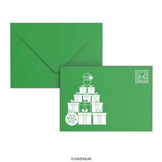 Weihnachtskuvert Weihnachtsmann