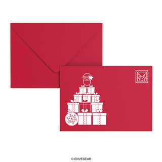 Weihnachtskuvert Weihnachtsmann