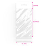 Zellophan-Beutel mit Kopflasche