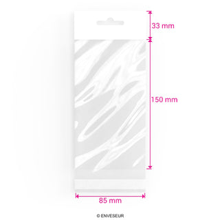 Zellophan-Beutel mit Kopflasche