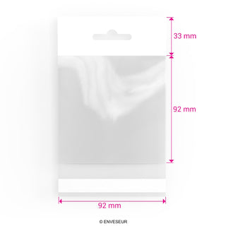 Zellophan-Beutel mit Kopflasche