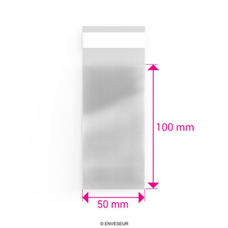 Zellophan-Beutel ohne Kopflasche