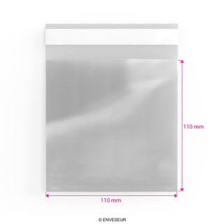 Zellophan-Beutel ohne Kopflasche