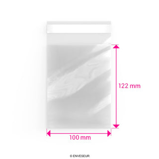 Zellophan-Beutel ohne Kopflasche