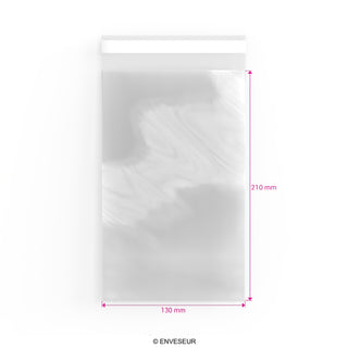 Zellophan-Beutel ohne Kopflasche