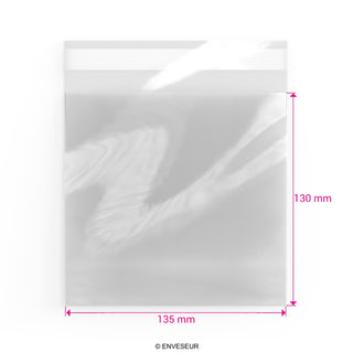 Zellophan-Beutel ohne Kopflasche