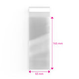 Zellophan-Beutel ohne Kopflasche