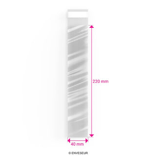 Zellophan-Beutel ohne Kopflasche