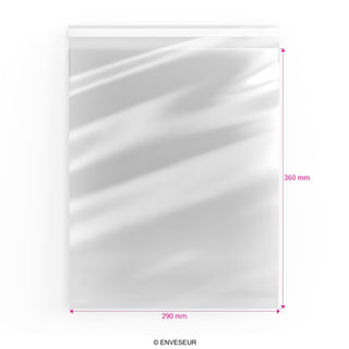 Zellophan-Beutel ohne Kopflasche