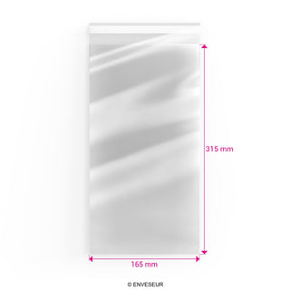 Zellophan-Beutel ohne Kopflasche