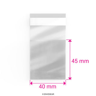 Zellophan-Beutel ohne Kopflasche