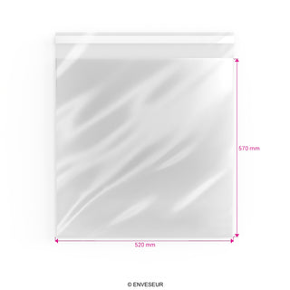 Zellophan-Beutel ohne Kopflasche