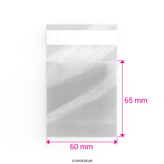 Zellophan-Beutel ohne Kopflasche