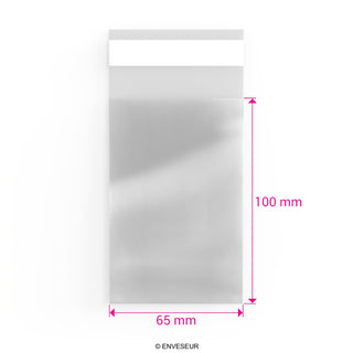 Zellophan-Beutel ohne Kopflasche