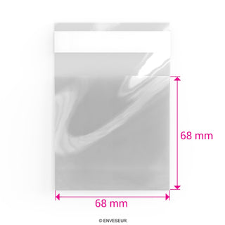 Zellophan-Beutel ohne Kopflasche