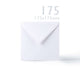 White Smooth Cards & Envelopes Pack White 175x175 mm + 170x170 mm