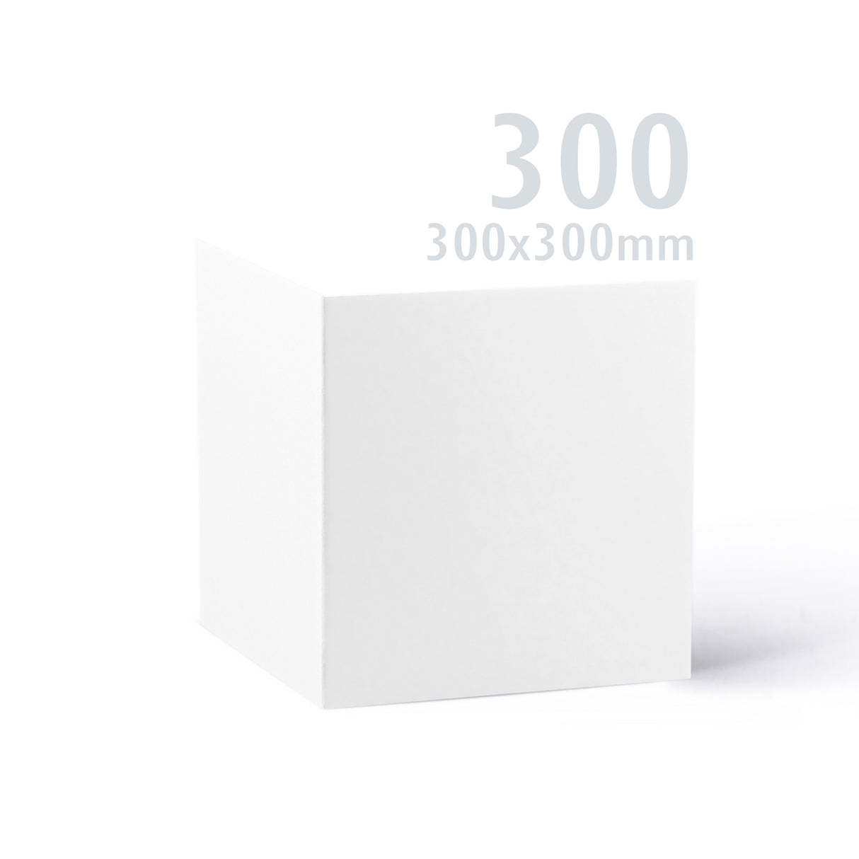 300x300 Weiße Premier Karte 250 g/m² Pack