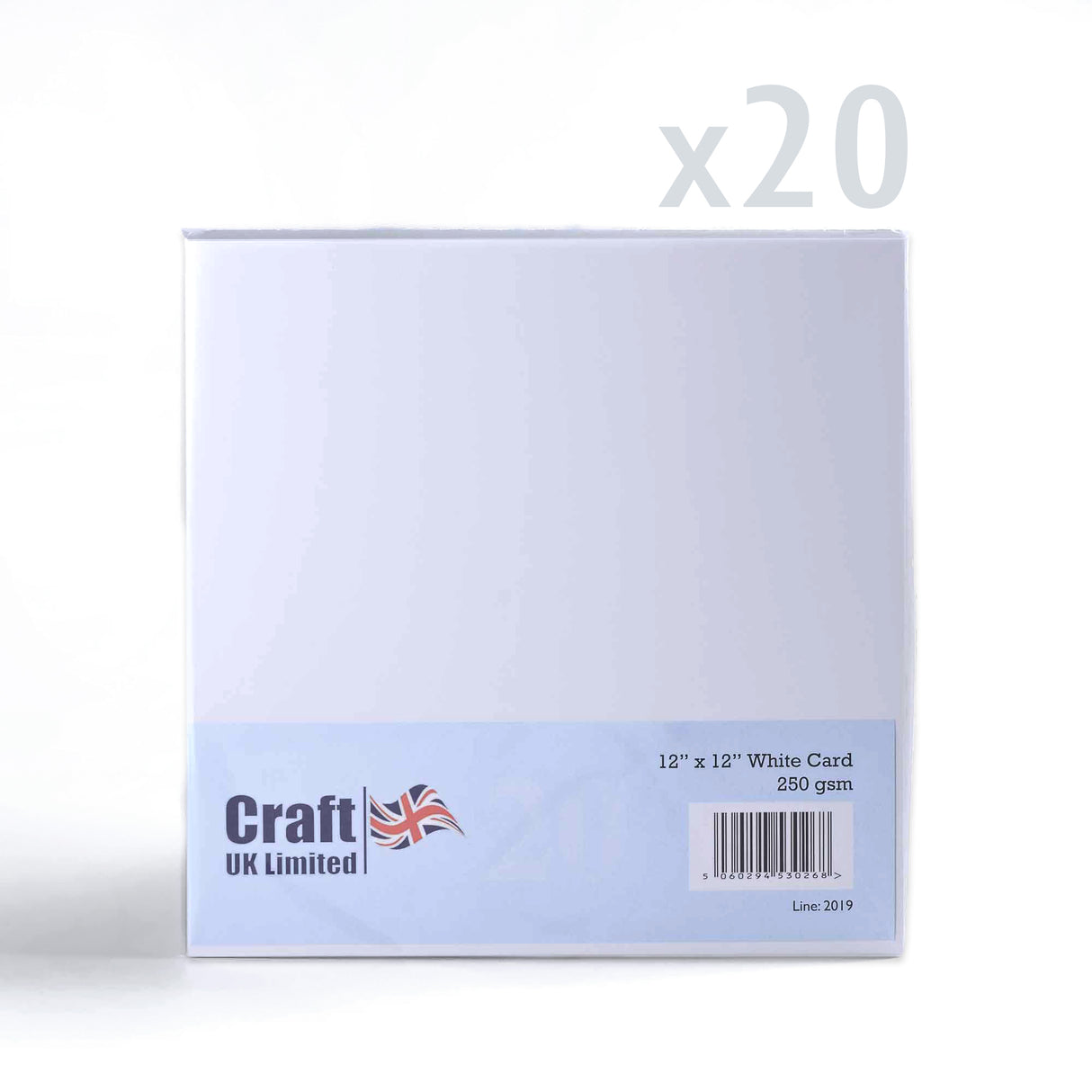 300x300 Weiße Premier Karte 250 g/m² Pack