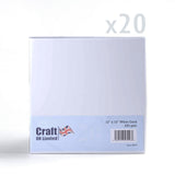 300x300 Weiße Premier Karte 250 g/m² Pack