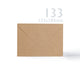 Kraft Cards & Envelopes Pack Manila 185 x 265 x 30 mm