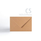 Kraft Umschläge 110 g/m² Pack mit 150 Stück