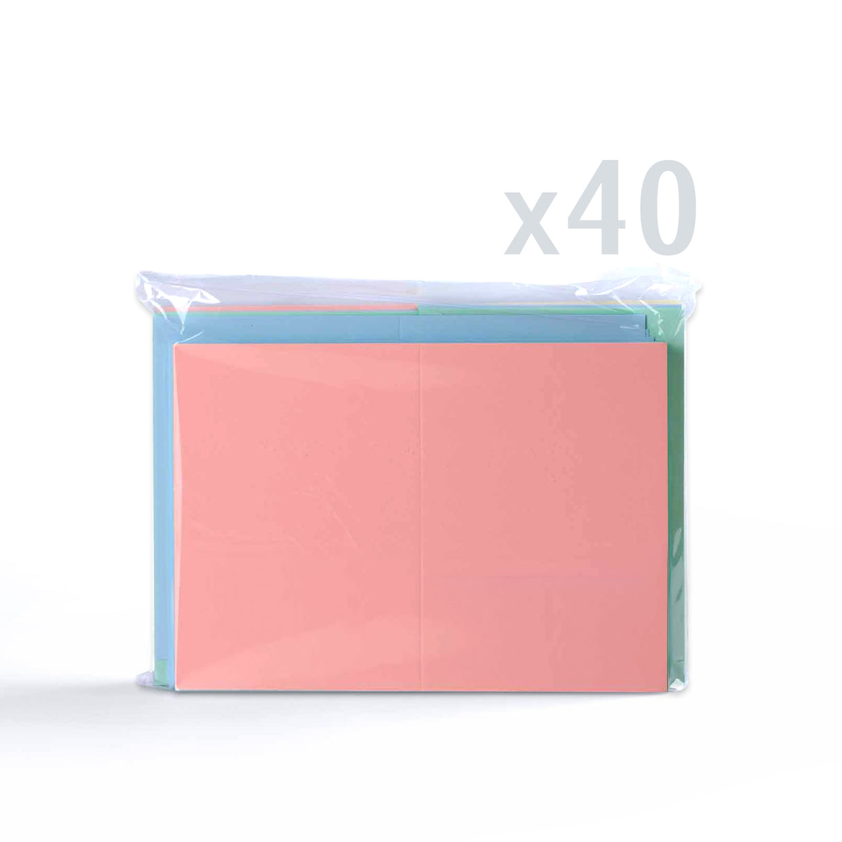 Sortierte Pastellkarten (225 g/m²) und Umschläge (100 g/m²)