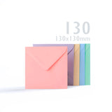 Sortierte Pastellkarten (225 g/m²) und Umschläge (100 g/m²)