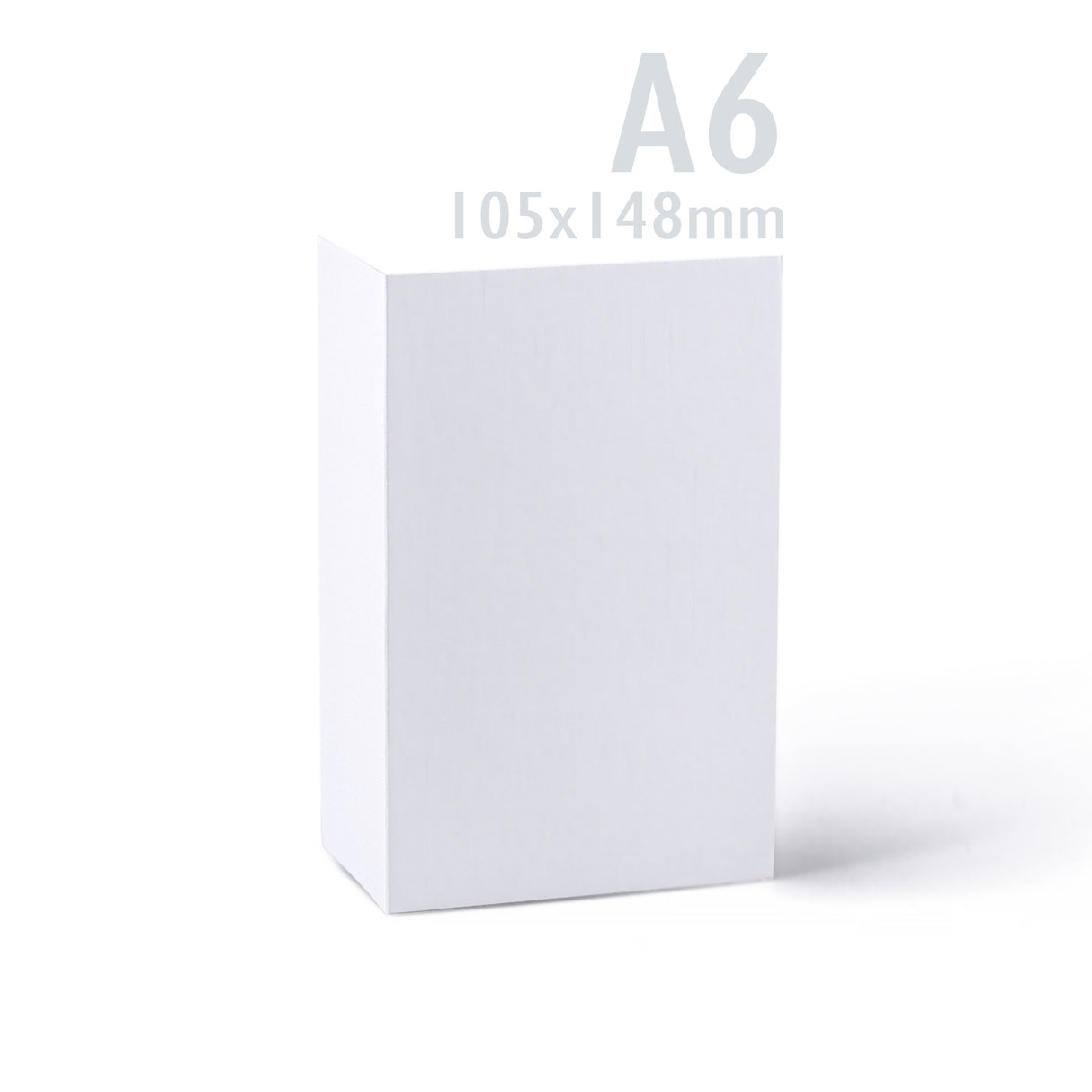 Glattweiße Karten 250 g/m² und Briefumschläge 100 g/m² – Packung