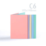 Sortierte Pastellkarten (225 g/m²) und Umschläge (100 g/m²)