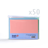 Sortierte Pastellkarten (225 g/m²) und Umschläge (100 g/m²)