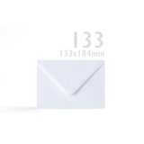 Glattweiße Karten 250 g/m² und Briefumschläge 100 g/m² – Packung