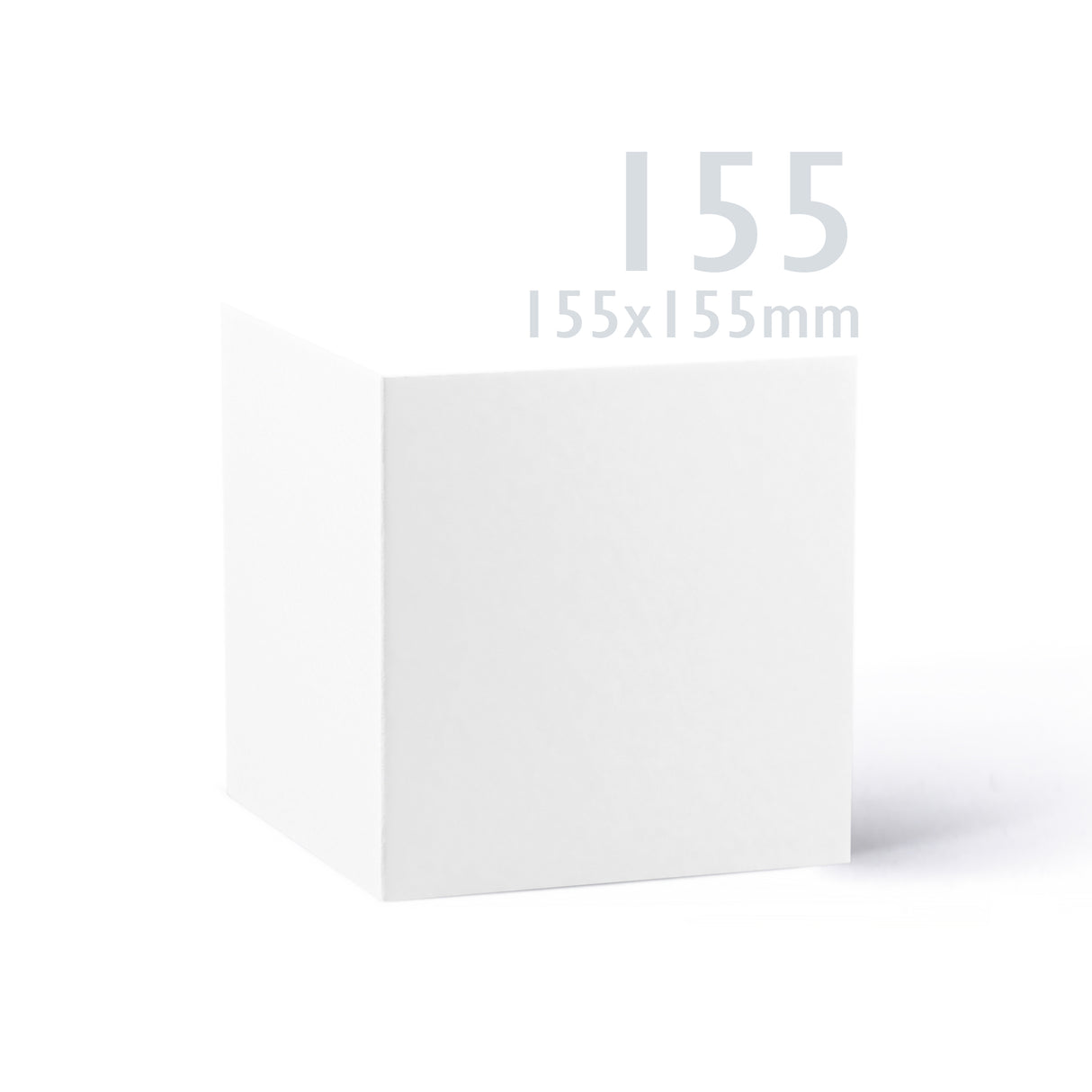 Glattweiße Karten 250 g/m² und Briefumschläge 100 g/m² – Packung