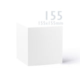Glattweiße Karten 250 g/m² und Briefumschläge 100 g/m² – Packung