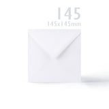 Glattweiße Karten 250 g/m² und Briefumschläge 100 g/m² – Packung
