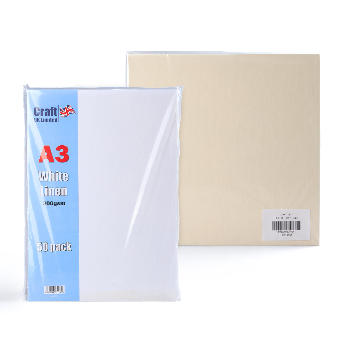 Leinen Karte 300 g/m² Pack