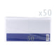 Linen Cards & Envelopes Packs White 155 x 310 x 30 mm