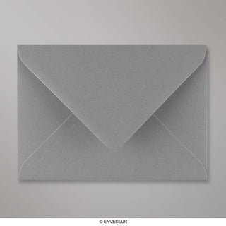 Dunkelgrauer Briefumschlag 114x162 mm (C6)