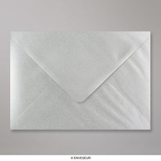 Metallic Silberner Briefumschlag 162x229 mm (C5)