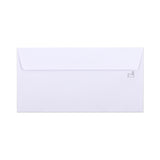 Weißer Briefumschlag mit Innendruck – mit Fenster 115x225 mm (DL+) 90gsm
