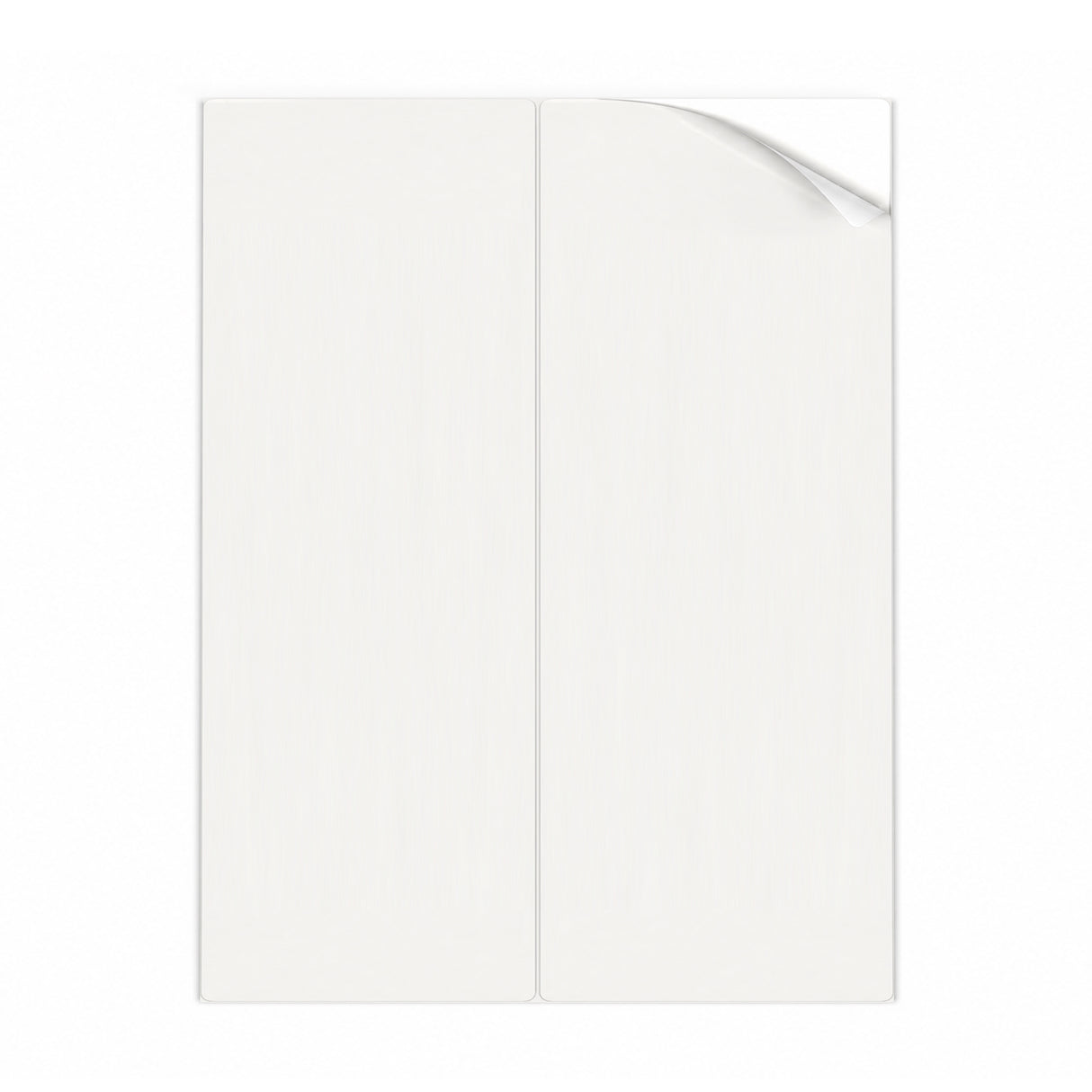 Weiße Etiketten Packungen XL - 100 Blatt