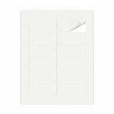 Weiße Etiketten Packungen M - 100 Blatt