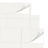 Weiße Etiketten Packungen M - 100 Blatt