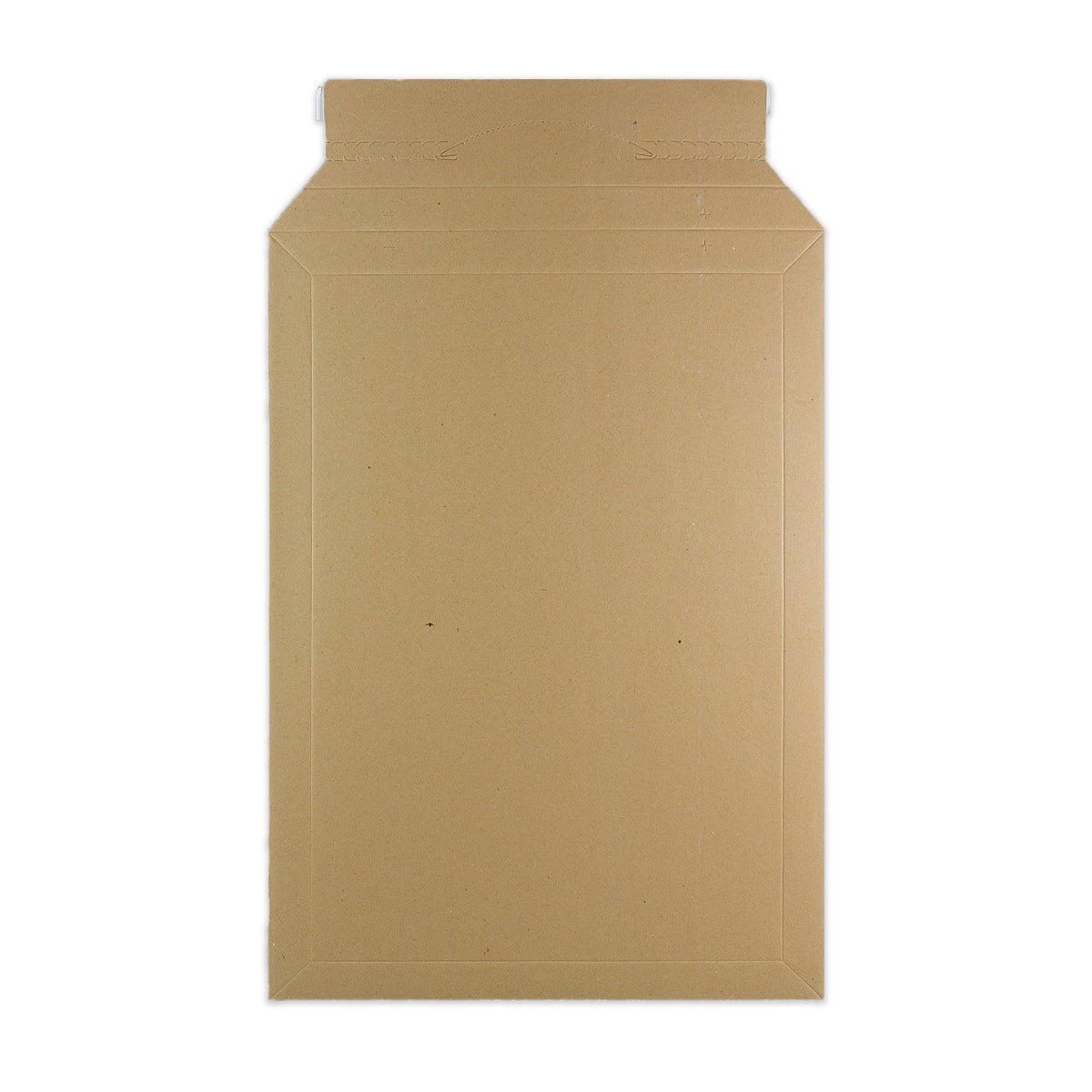 Manila Versandtasche aus stabiler Vollpappe mit Aufreißband 445x310 mm