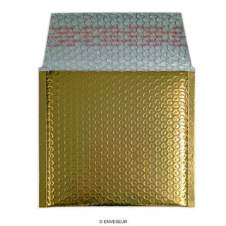 Metallisch-glänzende Luftpolster Versandtaschen