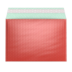 Metallic Finish Bubble Bag Mailers Red 235 x 325 mm