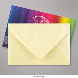 62x94mm champagne glanz wallet gummiert glatt 90gsm offsetpapier
